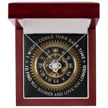 To My Wife - If I Could Turn Back Time - Love Knot Necklace LN, WIF0000005LN