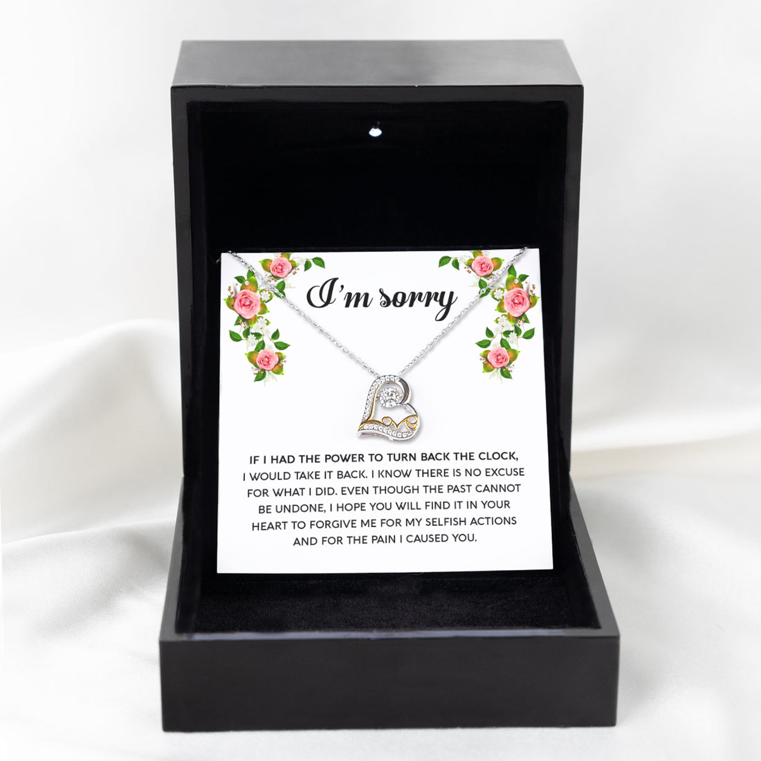 I'm Sorry - Make It Right - Forgive Me In Your Heart  - Love Dancing Necklace LD, APZ0000014LD