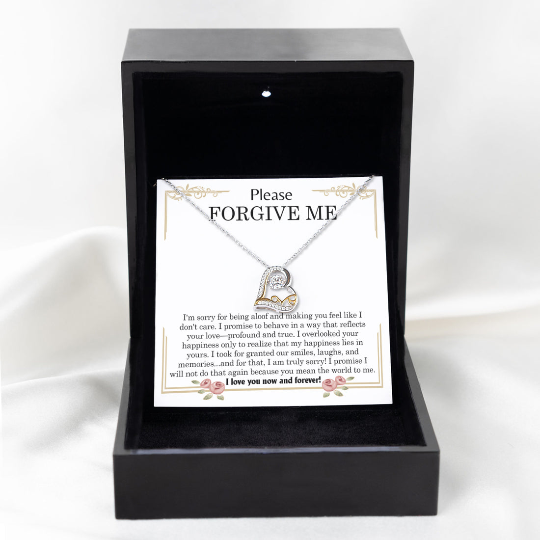 Please Forgive Me - Profound And True - You Mean The World To Me  - Love Dancing Necklace LD, APZ0000020LD