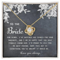 To The Bride - My Best Friend - Love Knot Necklace LN, WED0000006LN - Sweet Yasmin 21