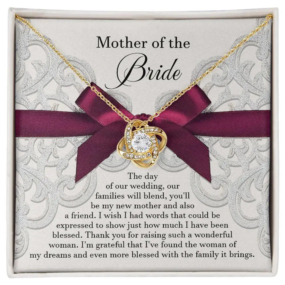 Mother Of The Bride - Our Wedding Day - Love Knot Necklace LN, WED0000004LN - Sweet Yasmin 21