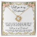 Will You Be My Bridesmaid - Love Knot Necklace LN, WED0000011LN - Sweet Yasmin 21