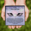 To My Daughter - Brave And Strong - Angel Wings - Love Knot LN, DAU0000015LN - Sweet Yasmin 21