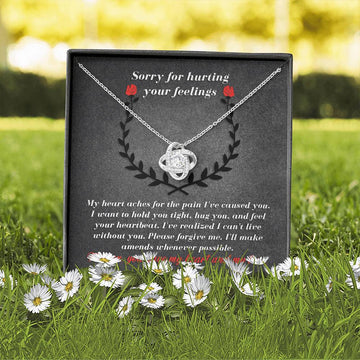 Sorry Make Amends Love Knot Necklace – Romantic Soulmate Gift