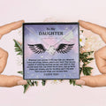 To My Daughter - Brave And Strong - Angel Wings - Love Knot LN, DAU0000015LN - Sweet Yasmin 21