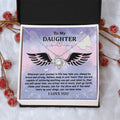 To My Daughter - Brave And Strong - Angel Wings - Love Knot LN, DAU0000015LN - Sweet Yasmin 21