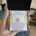 To My Daughter - My Little Girl - Love Knot Necklace LN, WED0000013LN - Sweet Yasmin 21