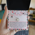 To My Beautiful Bride - The Happiest Day - Love Knot Necklace LN, WED0000009LN - Sweet Yasmin 21