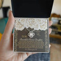 To My Beautiful Bonus Daughter - Love Grow Together - Love Knot Necklace LN, WED0000003LN - Sweet Yasmin 21