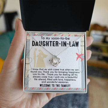 Soon To Be Daughter In Law - My Wish Came True - Love Knot Necklace LN, DAU0000012LN - Sweet Yasmin 21