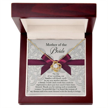 Mother Of The Bride - Our Wedding Day - Love Knot Necklace LN, WED0000004LN