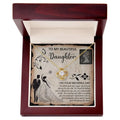 To My Beautiful Daughter - My Little Girl - Love Knot Necklace LN, WED0000014LN - Sweet Yasmin 21
