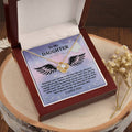 To My Daughter - Brave And Strong - Angel Wings - Love Knot LN, DAU0000015LN - Sweet Yasmin 21
