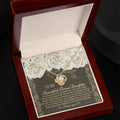 To My Beautiful Bonus Daughter - Love Grow Together - Love Knot Necklace LN, WED0000003LN - Sweet Yasmin 21