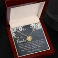 To The Bride - My Best Friend - Love Knot Necklace LN, WED0000006LN - Sweet Yasmin 21