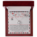 To My Beautiful Bride - The Happiest Day - Love Knot Necklace LN, WED0000009LN - Sweet Yasmin 21