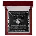 To My Beautiful Bride - My True Love - Love Knot Necklace LN, WED0000007LN - Sweet Yasmin 21