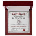 World's Best Bridesmaid - Certificate Of Recognition -Love Knot Necklace LN, WED0000010LN - Sweet Yasmin 21