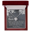 To The Bride - My Best Friend - Love Knot Necklace LN, WED0000006LN - Sweet Yasmin 21