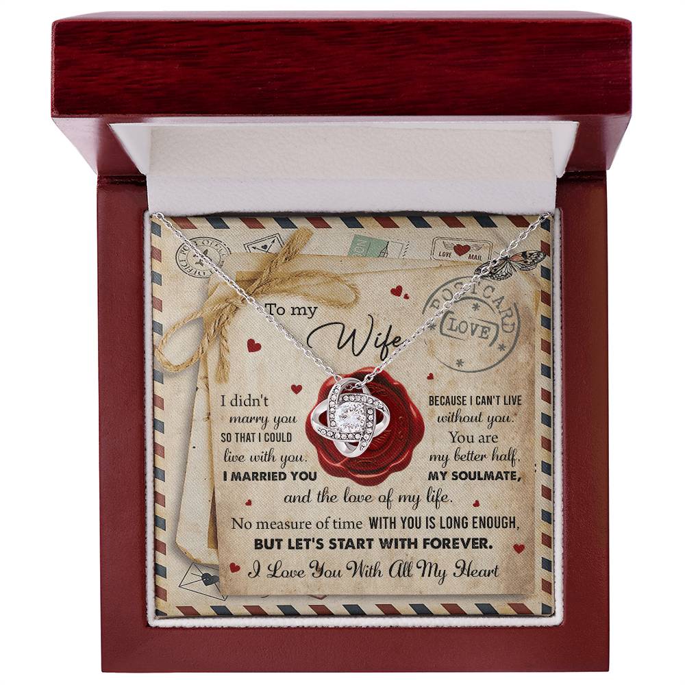 My Wife - I Married You - My Soulmate, Love Knot LN, WIF0000007LN