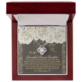 To My Beautiful Bonus Daughter - Love Grow Together - Love Knot Necklace LN, WED0000003LN - Sweet Yasmin 21