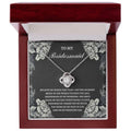 To My Bridesmaid - The Luckiest Bride - Love Knot Necklace LN, WED0000012LN - Sweet Yasmin 21