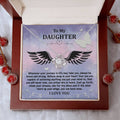 To My Daughter - Brave And Strong - Angel Wings - Love Knot LN, DAU0000015LN - Sweet Yasmin 21