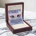 To My Daughter - Brave And Strong - Angel Wings - Love Knot LN, DAU0000015LN - Sweet Yasmin 21