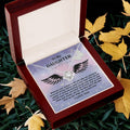 To My Daughter - Brave And Strong - Angel Wings - Love Knot LN, DAU0000015LN - Sweet Yasmin 21