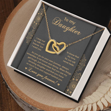 To My Daughter - Brave And Strong - Interlocking Hearts IH, DAU0000014IH - Sweet Yasmin 21