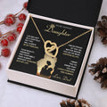 My Badass Daughter - Life May Not Be A Fairytale, But You Will Always Be My Princess - So Proud Of You, Always Brought Sunshine Into My Life - Loved Forever & Always - Interlocking Hearts Necklace IH, DAU0000010IH - Sweet Yasmin 21