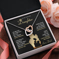 My Badass Daughter - Life May Not Be A Fairytale, But You Will Always Be My Princess - So Proud Of You, Always Brought Sunshine Into My Life - Loved Forever & Always - Interlocking Hearts Necklace IH, DAU0000010IH - Sweet Yasmin 21