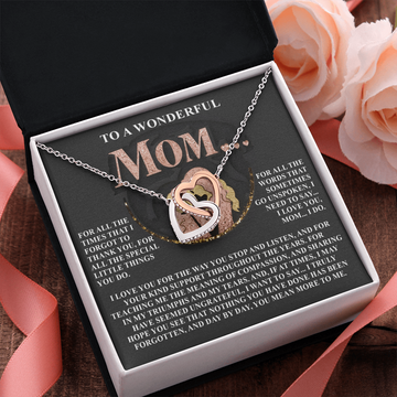 To My Mother-in-Law Love Knot Necklace from Daughter-in-Law