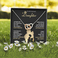 My Badass Daughter - Life May Not Be A Fairytale, But You Will Always Be My Princess - So Proud Of You, Always Brought Sunshine Into My Life - Loved Forever & Always - Interlocking Hearts Necklace IH, DAU0000010IH - Sweet Yasmin 21