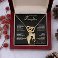 My Badass Daughter - Life May Not Be A Fairytale, But You Will Always Be My Princess - So Proud Of You, Always Brought Sunshine Into My Life - Loved Forever & Always - Interlocking Hearts Necklace IH, DAU0000010IH - Sweet Yasmin 21