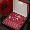 To My Beautiful Daughter - Stand Proud And Tall - Interlocking Hearts Necklace IH, DAU0000008IH - Sweet Yasmin 21