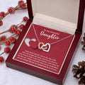 To My Beautiful Daughter - Stand Proud And Tall - Interlocking Hearts Necklace IH, DAU0000008IH - Sweet Yasmin 21