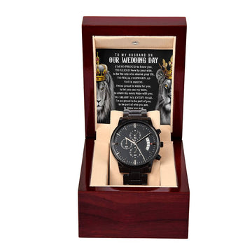 To My Husband - By Your Side - So Proud To Know You - To Stand By Your Side - Chronograph Watch WATHUS000002