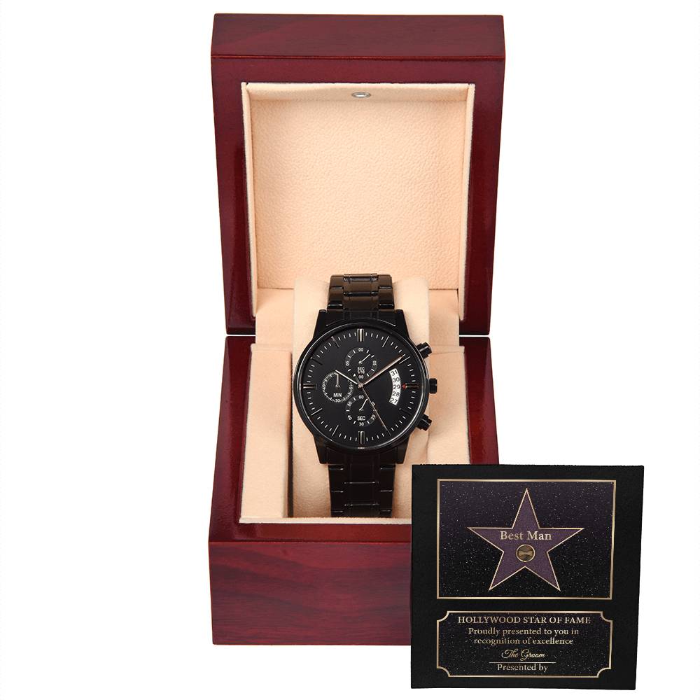 Best Man - Star of Fame - Chronograph Watch WATBMN000002