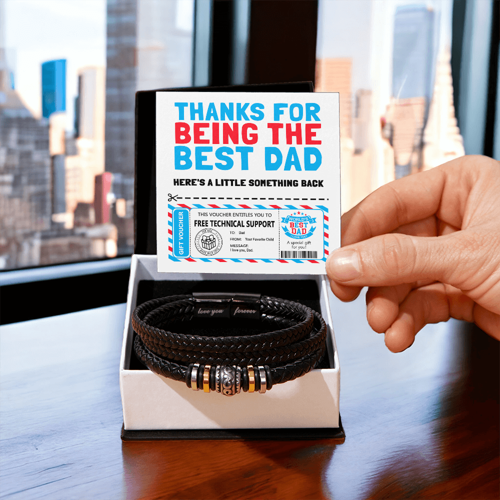 World's Best Dad - A Special Gift For You - Thank For Being The Best Dad - I Love You Dad - Bracelet BR, DAD0000062BR