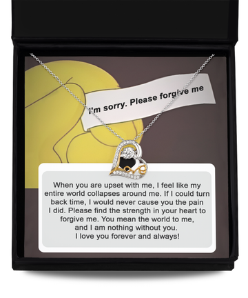 I'm Sorry - Please Forgive Me - Nothing Without You  - Love Dancing Necklace LD, APZ0000017LD