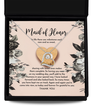 Maid of Honor - My Wedding Day - Love Dancing Necklace LD, WED0000019LD