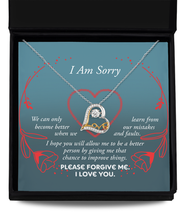 I Am Sorry - To Be A Better Person - Please Forgive Me - Mistakes And Faults  - Love Dancing Necklace LD, APZ0000031LD