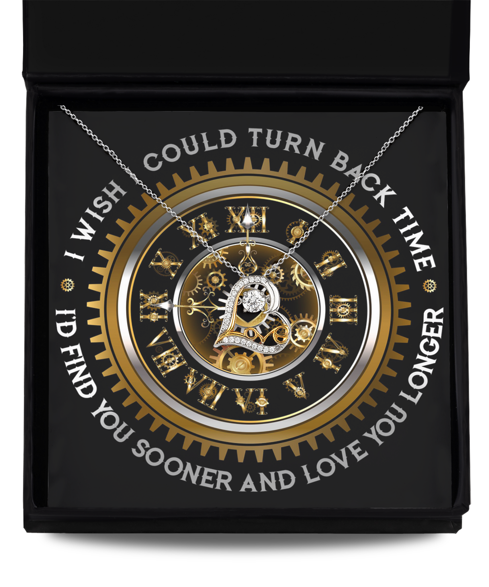 To My Wife - If I Could Turn Back Time - Love Dancing Necklace LD, WIF0000005LD