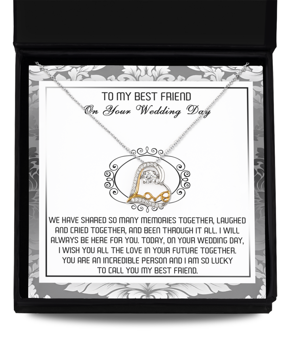 To My Best Friend - An Incredible Person - Love Dancing Necklace LD, WED0000002LD