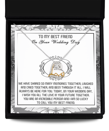 To My Best Friend - An Incredible Person - Love Dancing Necklace LD, WED0000002LD