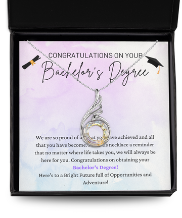 Congratulations On Bachelor's Degree - Bright Future - Full Of Opportunities And Adventure - Rising Phoenix Necklace RP, GRD0000004RP