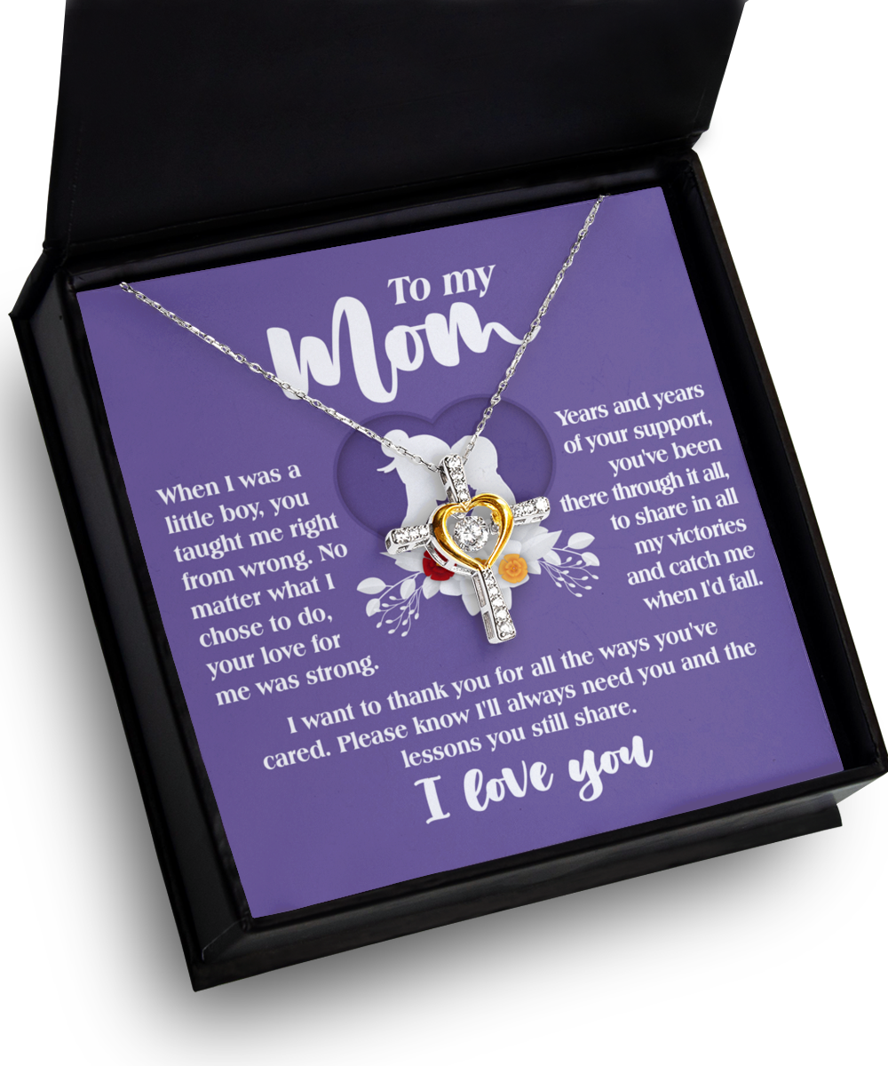 To My Mom - Little Boy - Love For Me Was Strong - Catch Me When I Fall - Thank You For The Ways You've Cared - Always Need You - I Love You - Cross Dancing Heart Necklace, MOM0000005CD