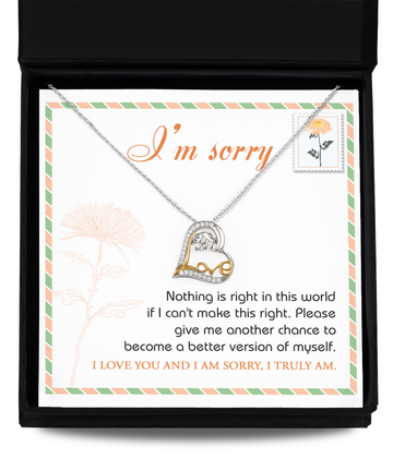 I'm Sorry - Another Chance - Make It Right  - Love Dancing Necklace LD, APZ0000007LD