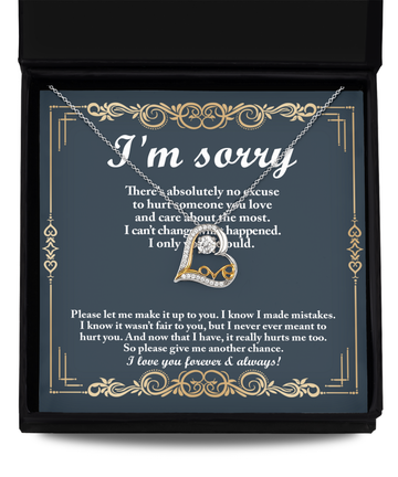 I'm Sorry - Make It Up To You - Love You Forever And Always  - Love Dancing Necklace LD, APZ0000023LD